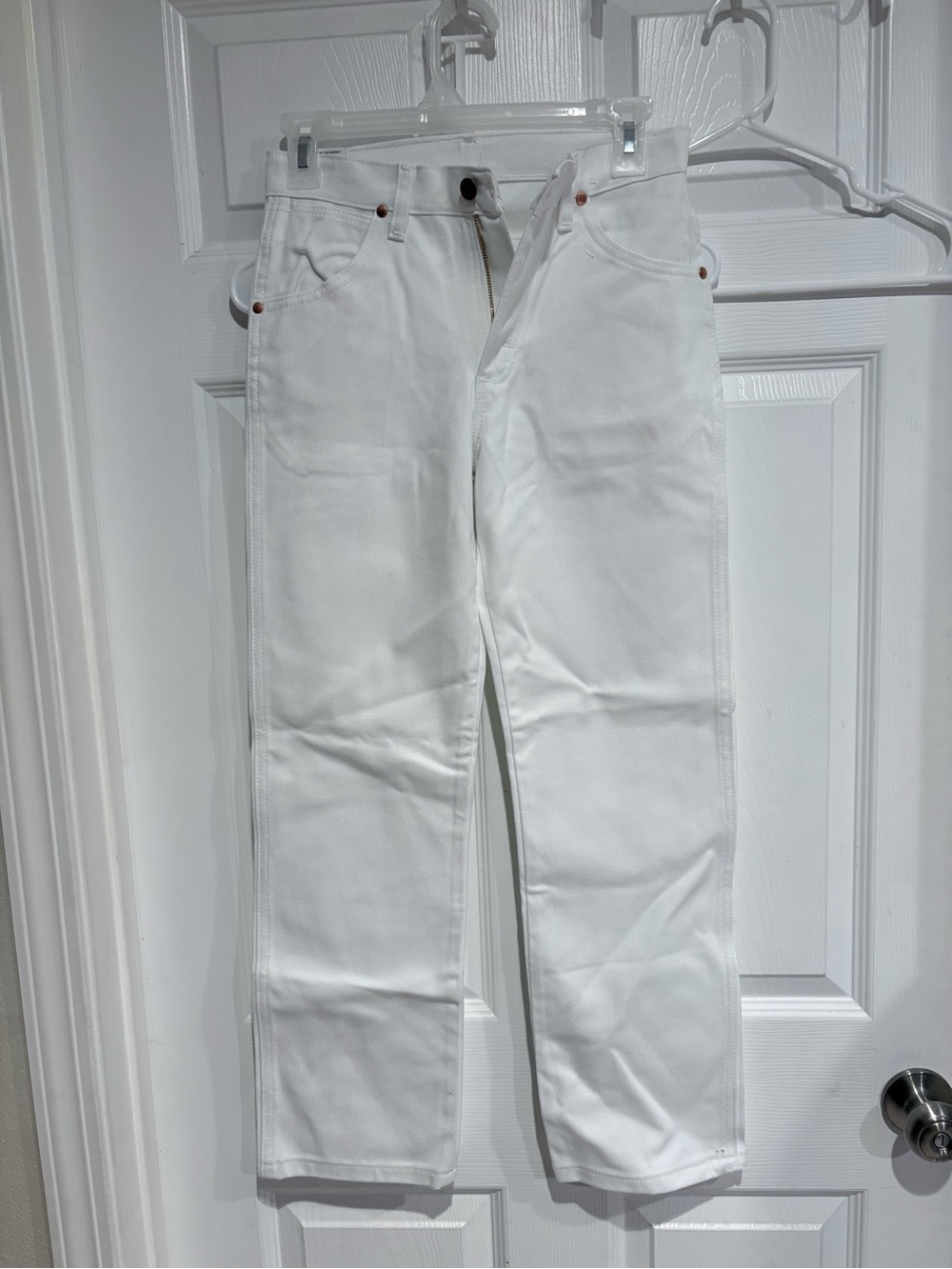 Wrangler White Men’s Straight Jeans